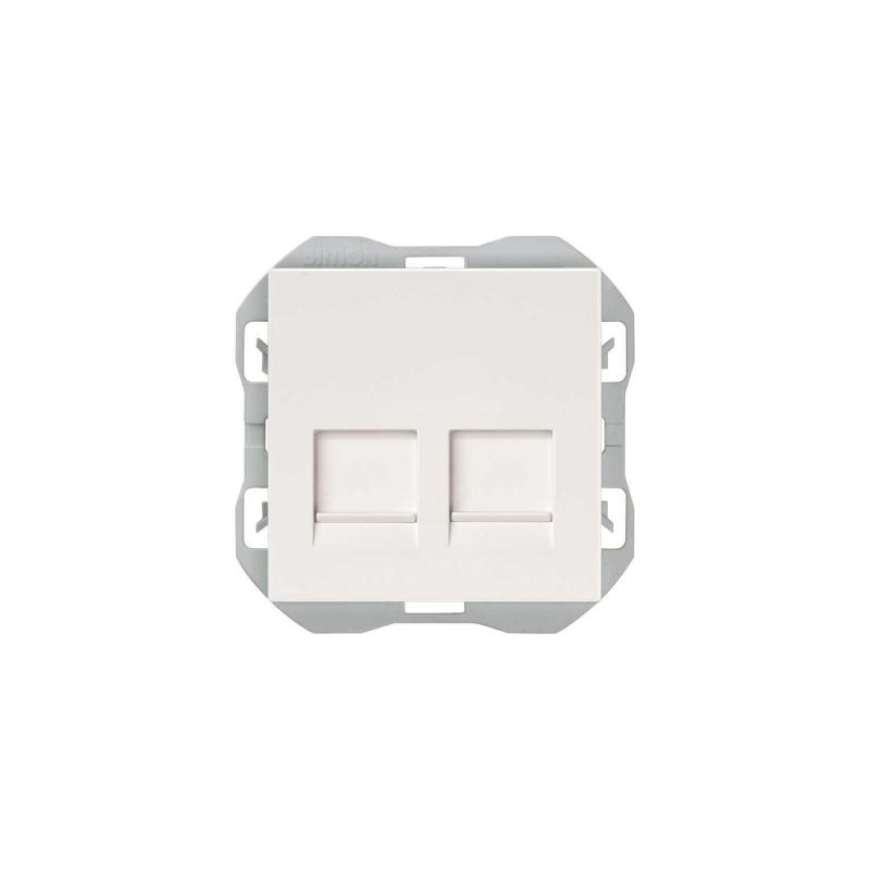 Producto de Tapa Toma RJ45 con Doble Conector SIMON 270 20000188