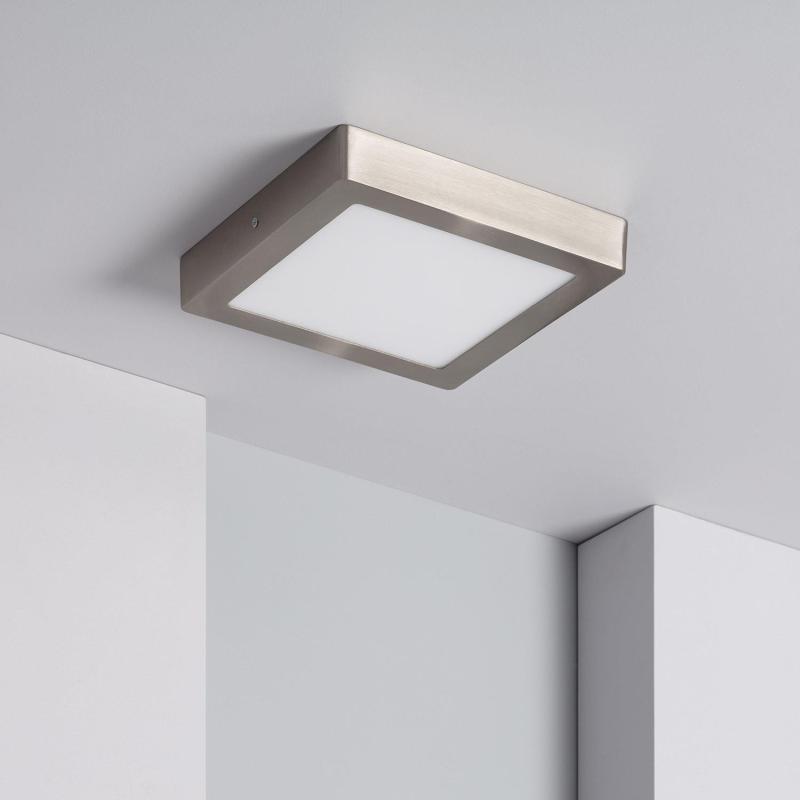 Producto de Plafón LED 18W Cuadrado Metal 225x225 mm Silver 