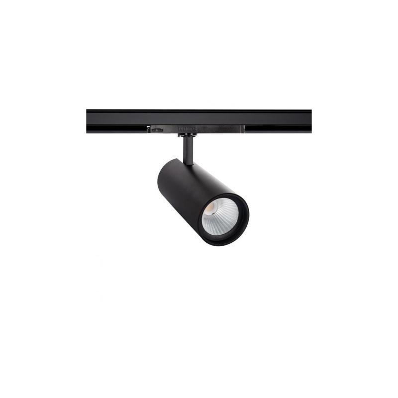 Producto de Foco Carril LED Trifásico 30W d'Angelo PHILIPS Xitanium Negro