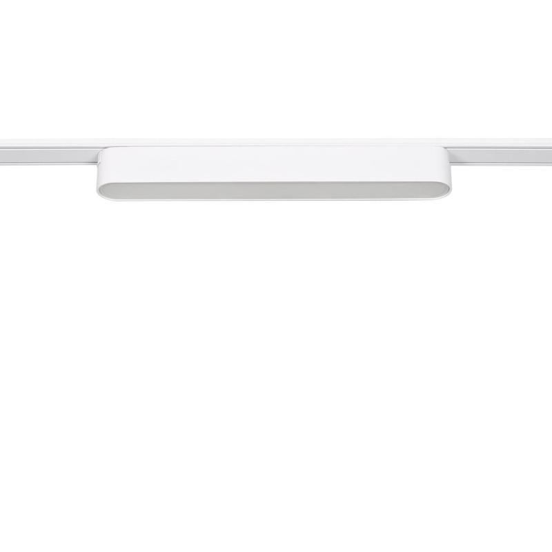 Producto de Foco Carril Lineal LED Magnético 25mm SuperSlim 12W 48V Blanco 222mm