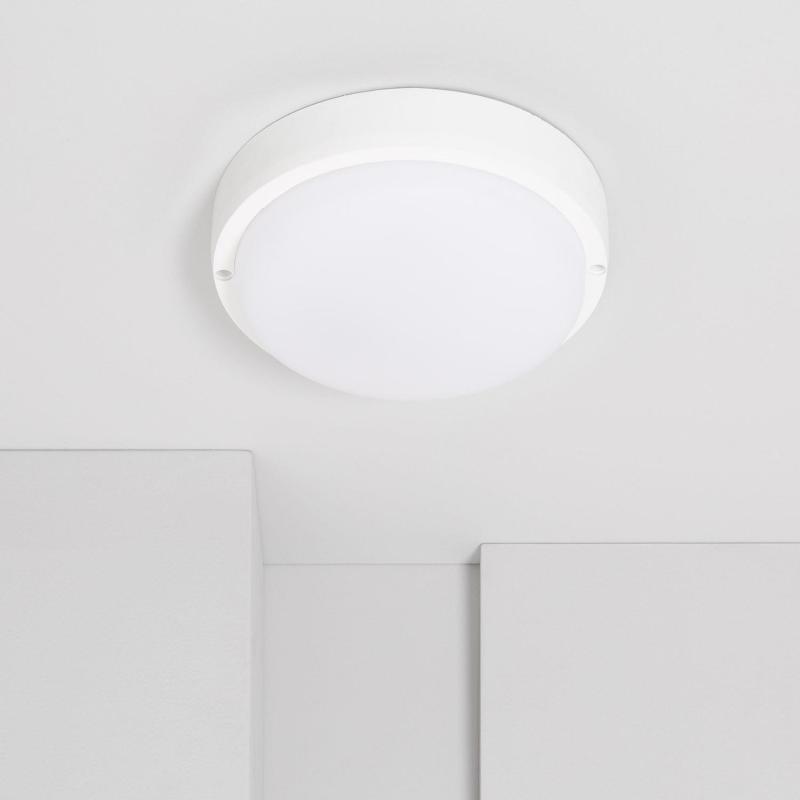 Produto de Plafon LED Circular para Exterior  Ø175 mm IP65 Hublot White