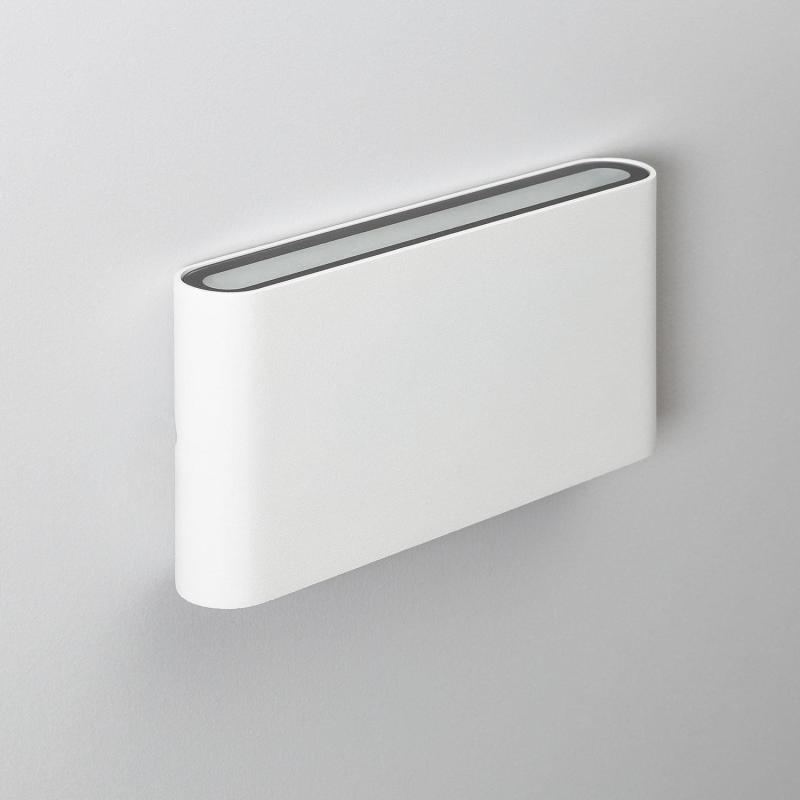 Producto de Aplique de Pared Exterior LED 12W Iluminación Doble Cara Rectangular Blanco Einar