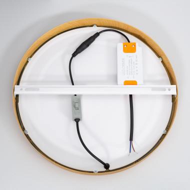 Producto de Plafón LED 24W Circular Aluminio Ø280 mm Slim CCT Seleccionable Galán SwitchDimm