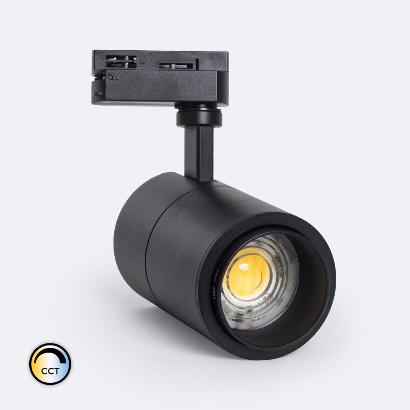 Produto de Foco Carril LED Monofásico 20W Regulável TRIAC CCT Pulyx Multiángulo 15-60º