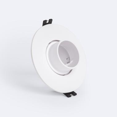 Aro Downlight Circular Basculante Bajo UGR para Bombilla LED GU10 / GU5.3 Corte Ø85mm Suefix