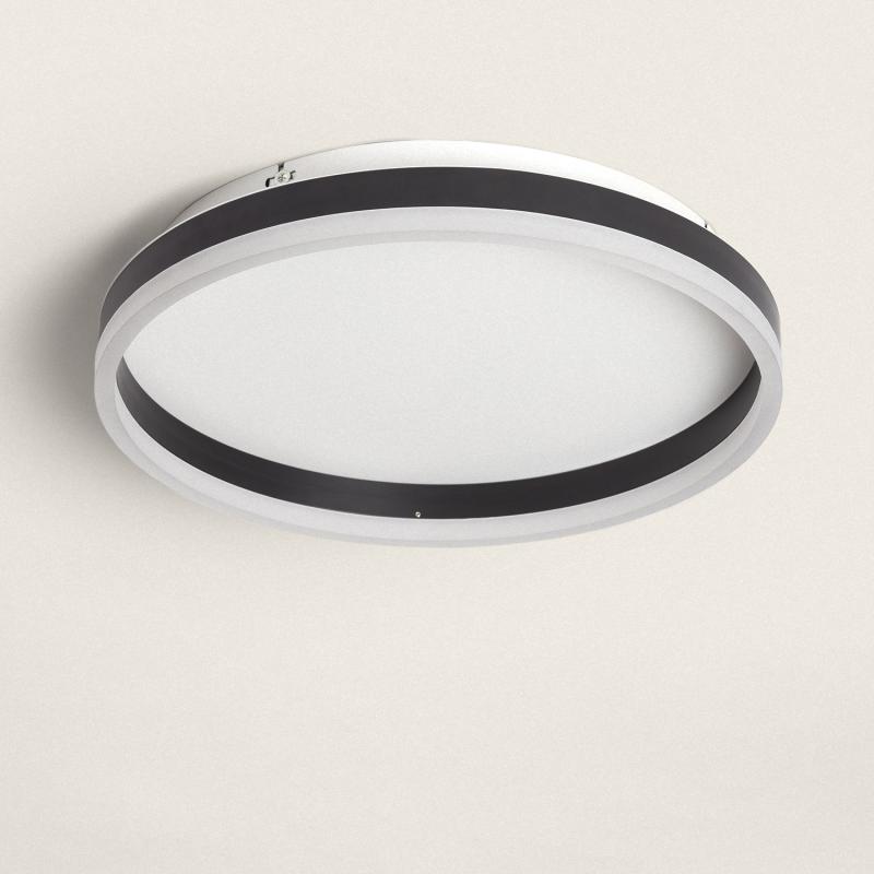 Produto de Plafon LED 24W Circular Metal CCT Selecionável Zuse