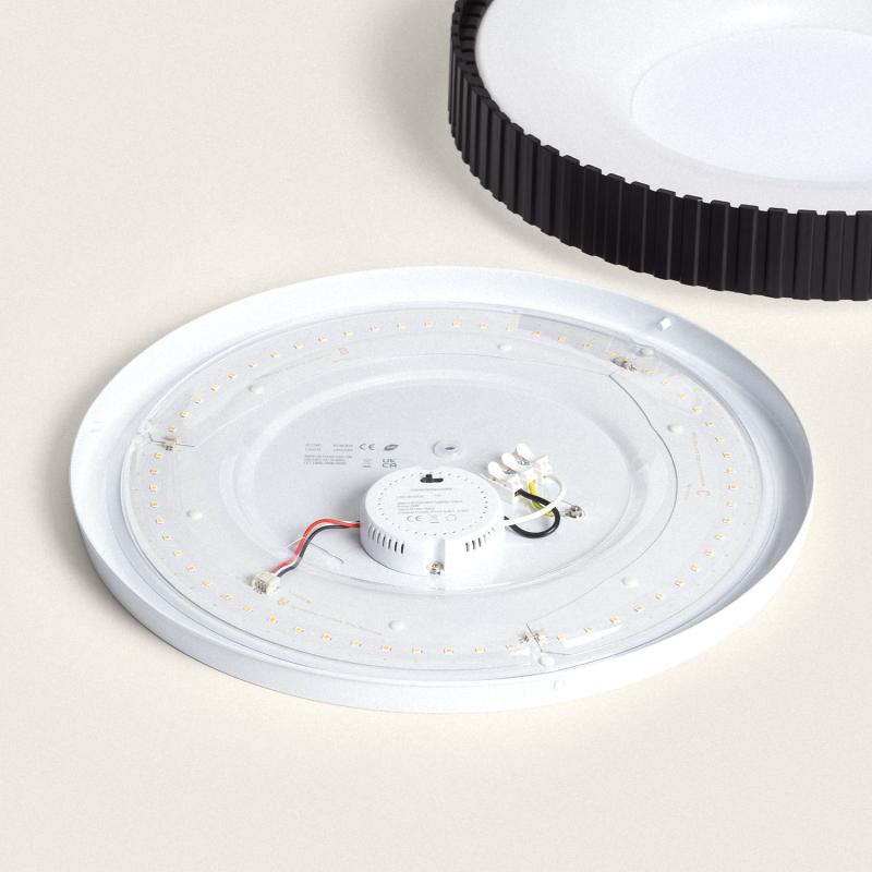 Produto de Plafón LED 24W Circular Metal CCT Selecionável Guerin