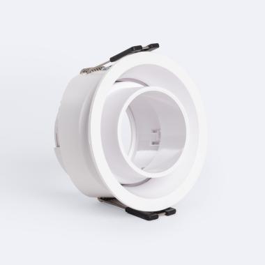 Aro Downlight Cónico Basculante Bajo UGR para Bombilla LED GU10 / GU5.3 Corte Ø75 mm Suefix