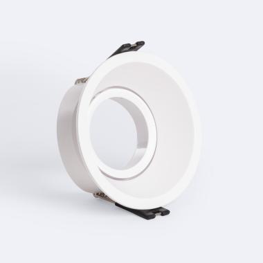 Aro Downlight Circular Basculante para Bombilla LED GU10 / GU5.3 Corte Ø85 mm Suefix