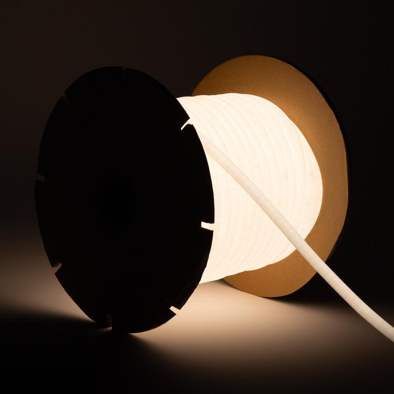 Produto de  Rolo Fita Neon LED Regulável 220V Circular SFLEX14 50 Metros IP65 Corte 100 cm