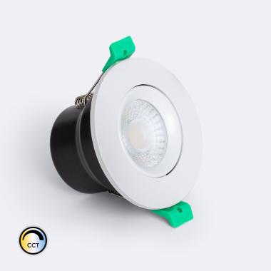 Downlight LED 8W Circular Regulável IP65 Corte Ø65 mm CCT Selecionável RF90 Solid Design Ajustável