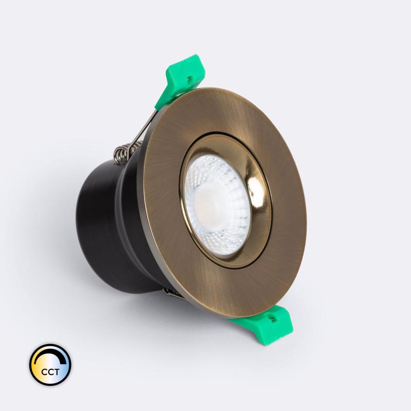 Producto de Foco Downlight LED 5-8W Ignífugo Circular Regulable IP65 Corte Ø 65 mm Solid Design Ajustable