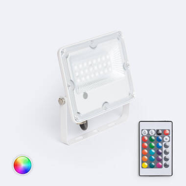 Foco Proyector LED 20W RGB IP65 S2 Pro con Mando IR