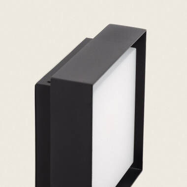 Producto de Aplique de Pared Exterior LED 10W Iluminación Cuadrado Negro Bolen