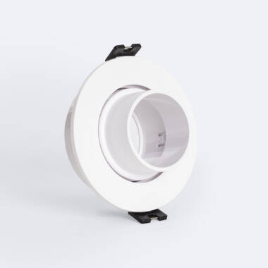 Aro Downlight Circular Basculante Bajo UGR para Bombilla LED GU10 / GU5.3 Corte Ø75 mm Suefix