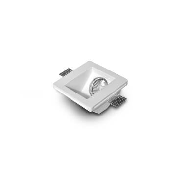 Produto de Aro Downlight Integração em Gesso/Pladur Quadrado para Lâmpada LED GU10 / GU5.3 Corte 123x123 mm UGR17