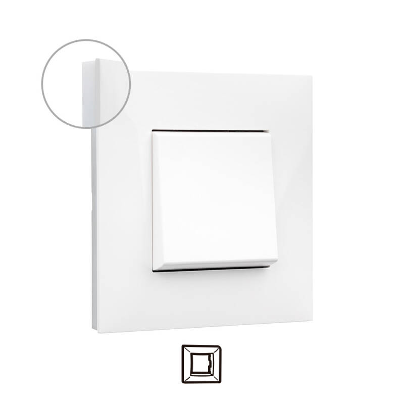 Producto de Placa Embellecedora 1 Elemento Blanco LEGRAND Valena Next 741001