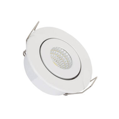 Foco Downlight LED COB Direccionable Circular Blanco Corte Ø 45 mm