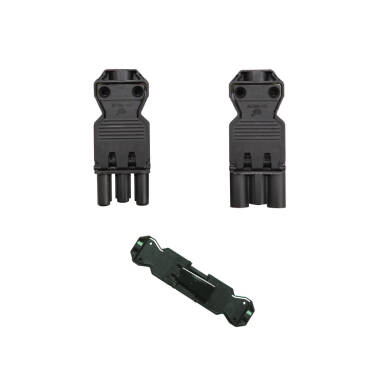 Conector GST18 3 Pólos Macho-Fêmea