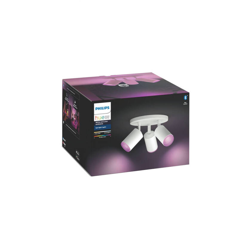 Producto de Lámpara de Techo White Color 3x6W PHILIPS Hue Fugato