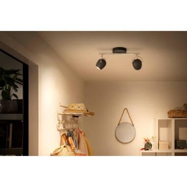 Produto de Candeeiro de Teto LED com Dois Focos PHILIPS Rivano 2x4.3W 