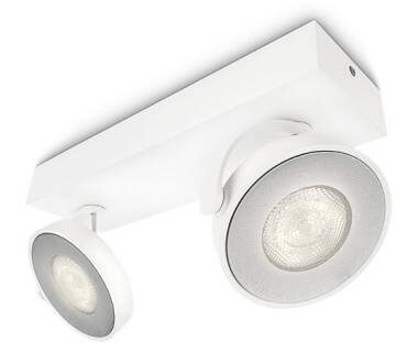 Produto de Candeeiro de Teto LED Regulável 2x4.5W PHILIPS Clockwork 