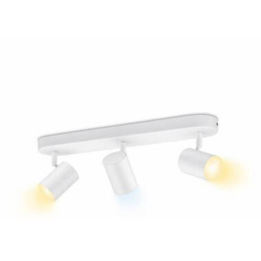 Produto de Candeeiro de Teto LED Regulável CCT Smart WiFi+Bluetooth 4.9W Três Focos WiZ Imageo