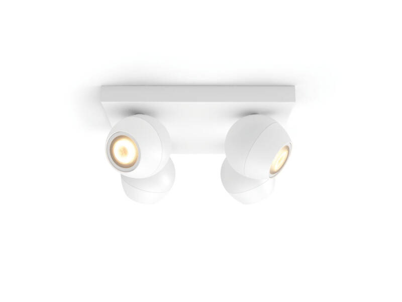 Produto de Candeeiro de Teto White Ambiance Quatro Focos GU10 PHILIPS Hue Buckram 