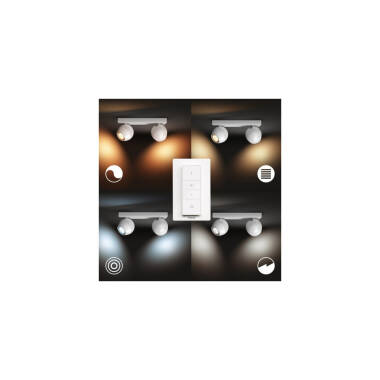 Produto de Candeeiro de Teto White Ambiance Dois Focos GU10 PHILIPS Hue Buckram 