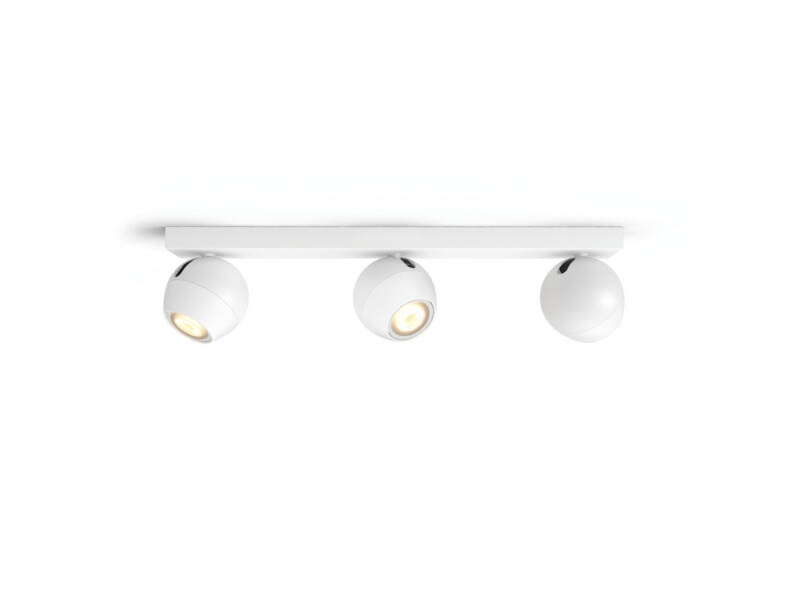 Producto de Lámpara de Techo White Ambiance 3 Focos GU10 PHILIPS Hue Buckram