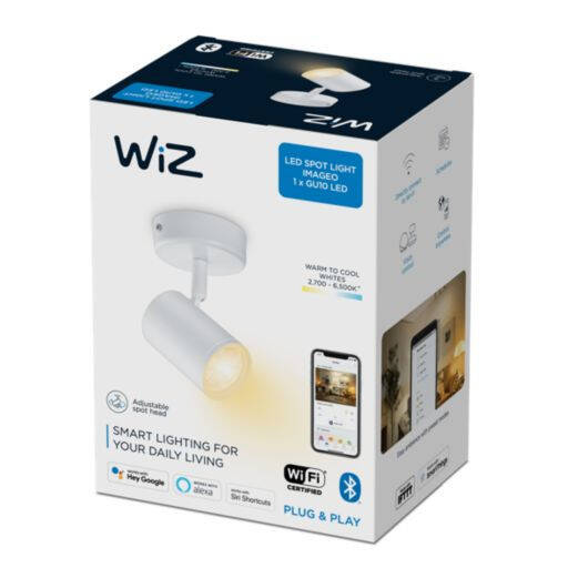 Producto de Lámpara de Pared LED Regulable CCT 4.9W Un Foco WiZ Imageo