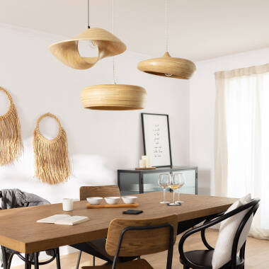 Produto de Candeeiro Suspenso Bambu Shuka Big Acacia Ø600 mm ILUZZIA