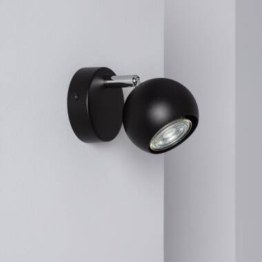 Producto de Lámpara de Pared Aluminio Orientable 1 Foco Negro Ates