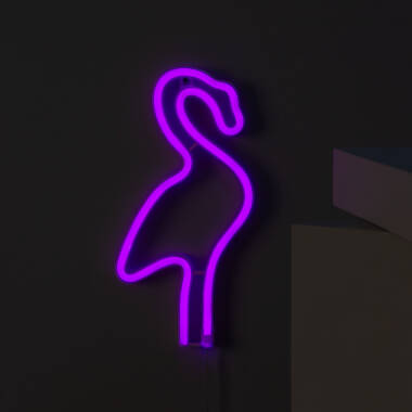 Produto de Neon LED Flamingo com Bateria