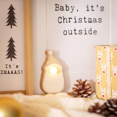 Producto de Papa Noel LED con Batería