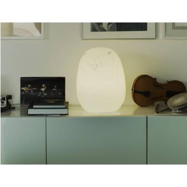 Produto de Candeeiro Decorativo LED RGBW Gufo 40 Solar + Bateria Recarregável 