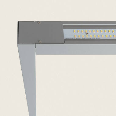 Producto de Lámpara de Mesa LED 60W con Abrazadera Aluminio Regulable Dos Caras con Detector de Movimiento SupremLight 4