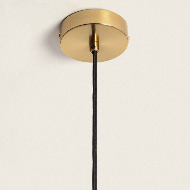 Produto de Candeeiro Suspenso Metal e Vidro Moonlight Brass