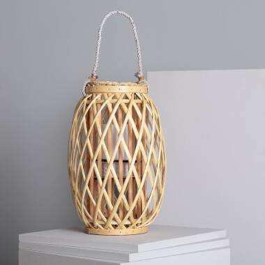 Produto de Candeeiro de Mesa LED Rattan Big Alejandría