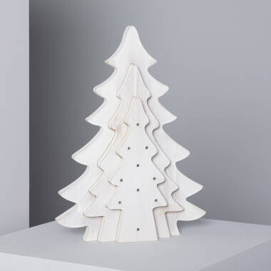 Producto de Árbol de Navidad LED Madera con Batería Kolm