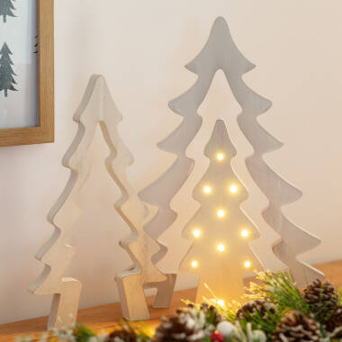 Producto de Árbol de Navidad LED Madera con Batería Kolm