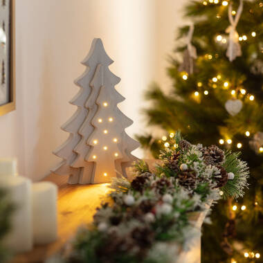 Producto de Árbol de Navidad LED Madera con Batería Kolm