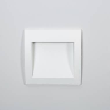 Producto de Baliza Exterior LED 4W Empotrable Pared Cuadrado Blanco Natt