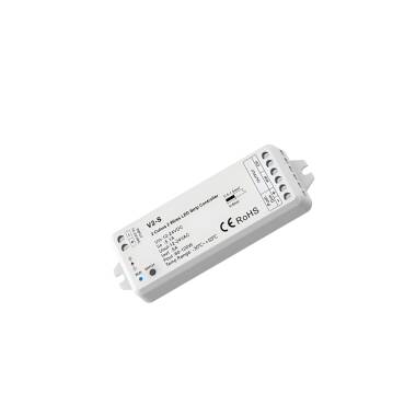 Controlador Regulador Fita LED CCT 12/24V DC 2 Canais compatível com Comando RF