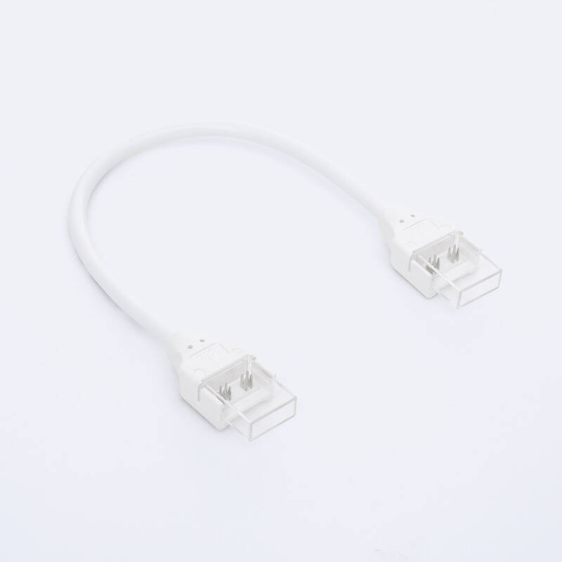 Produto de Conector Hipopótamo Duplo com Cabo para Fita LED RGBIC COB 24V DC IP65 Largura 12 mm