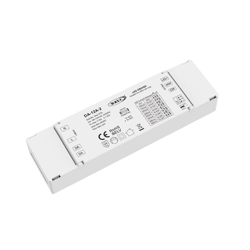 Producto de Driver Regulable DALI 10-42V DC 100-450mA 12W 