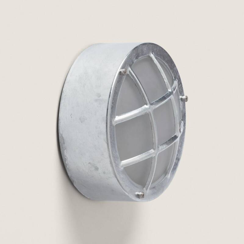 Produto de Plafon Circular para Exterior Ø200 mm Hublot Aço Galvanizado Coastal Fjord