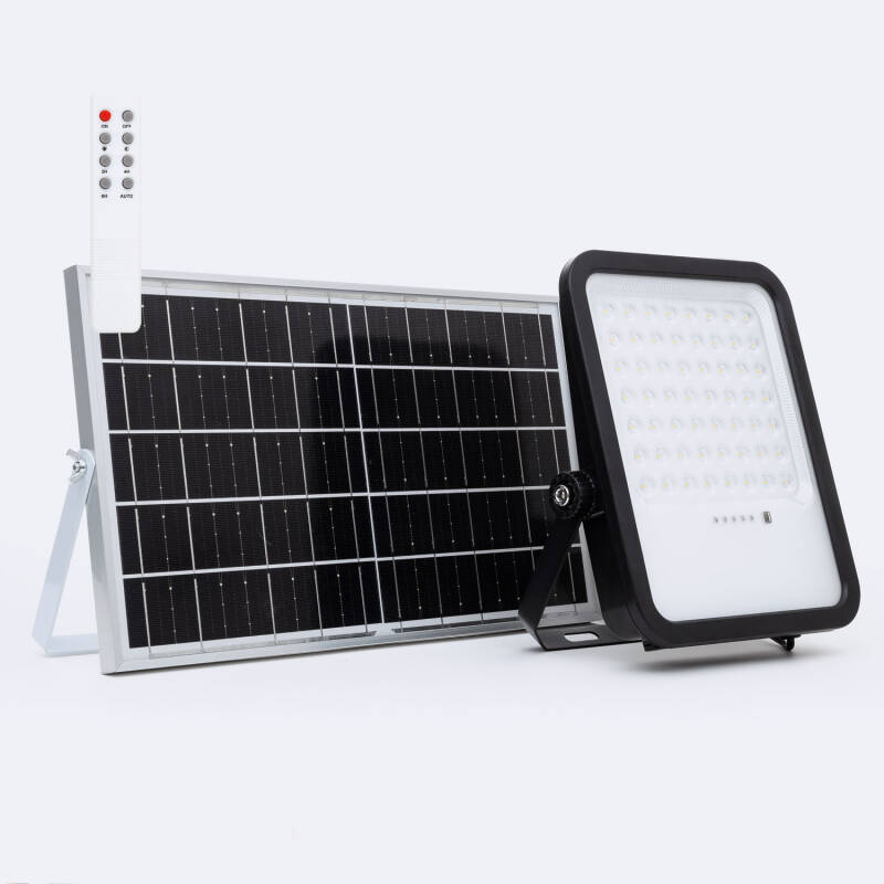 Produto de Foco Projetor Solar Exterior LED Nurda 15W 1700 lm IP65 com Controle Remoto