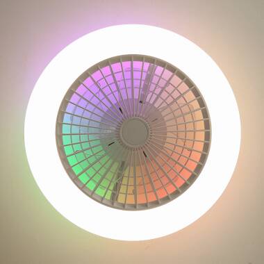 Producto de Ventilador de Techo LED SMART WIFI RGB+W Zante Ø 50cm