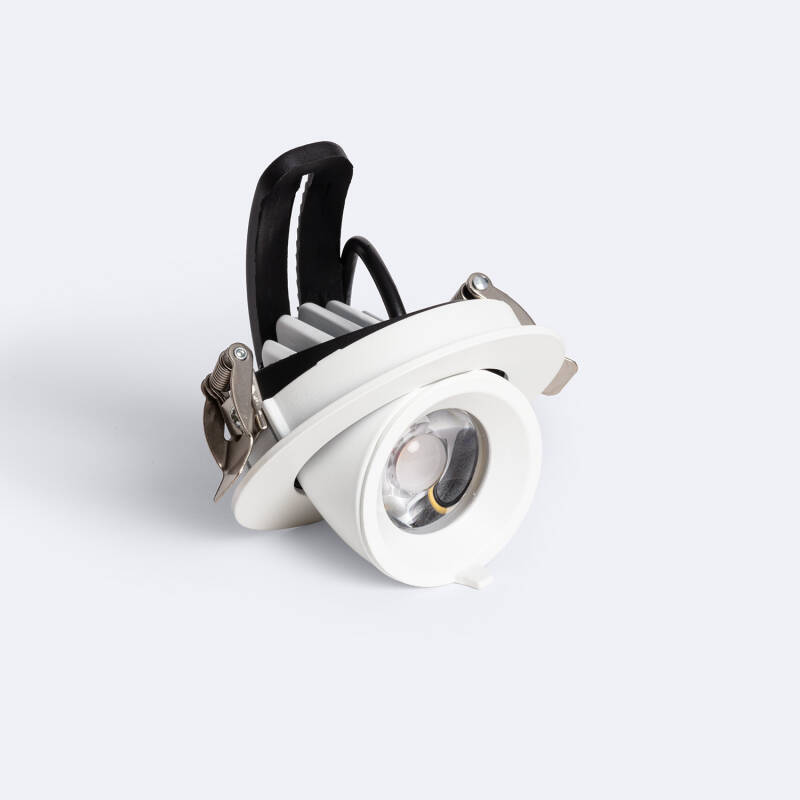 Producto de Downlight LED 10W Circular Direccionable OSRAM CCT 120 lm/W LIFUD Corte Ø 80 mm